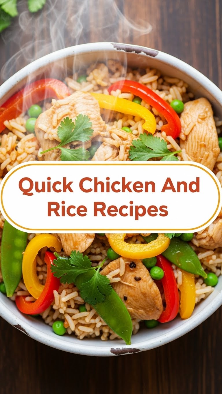 Quick Chicken And Rice Recipes