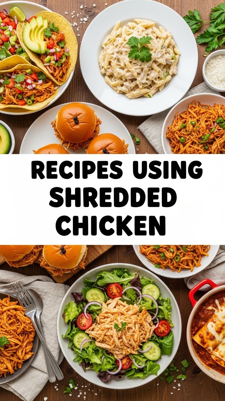 Recipes Using Shredded Chicken