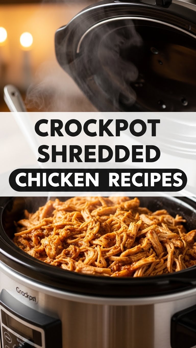 Crockpot Shredded Chicken Recipes