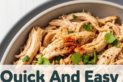 Quick And Easy Shredded Chicken Recipes
