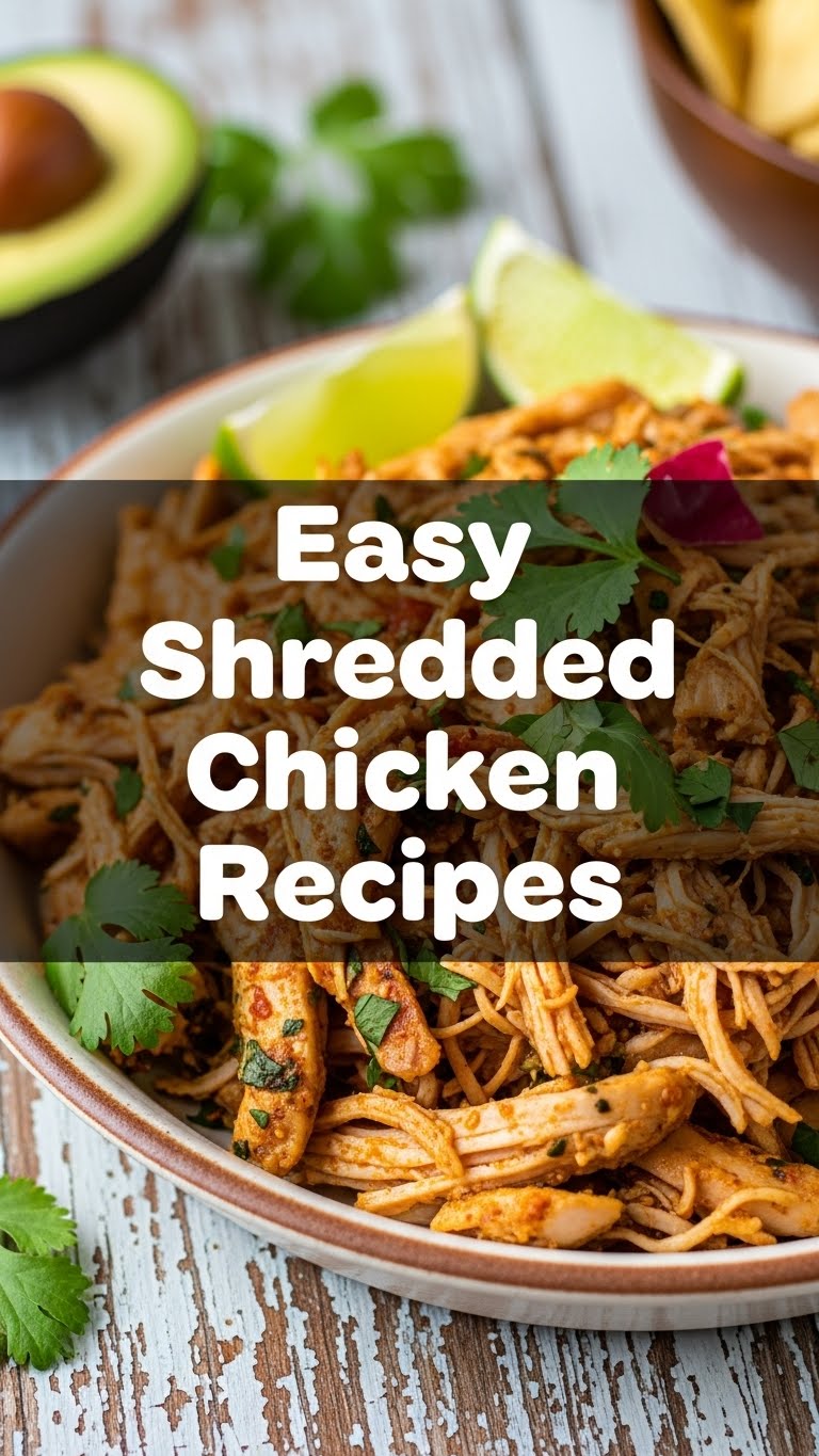 Easy Shredded Chicken Recipes