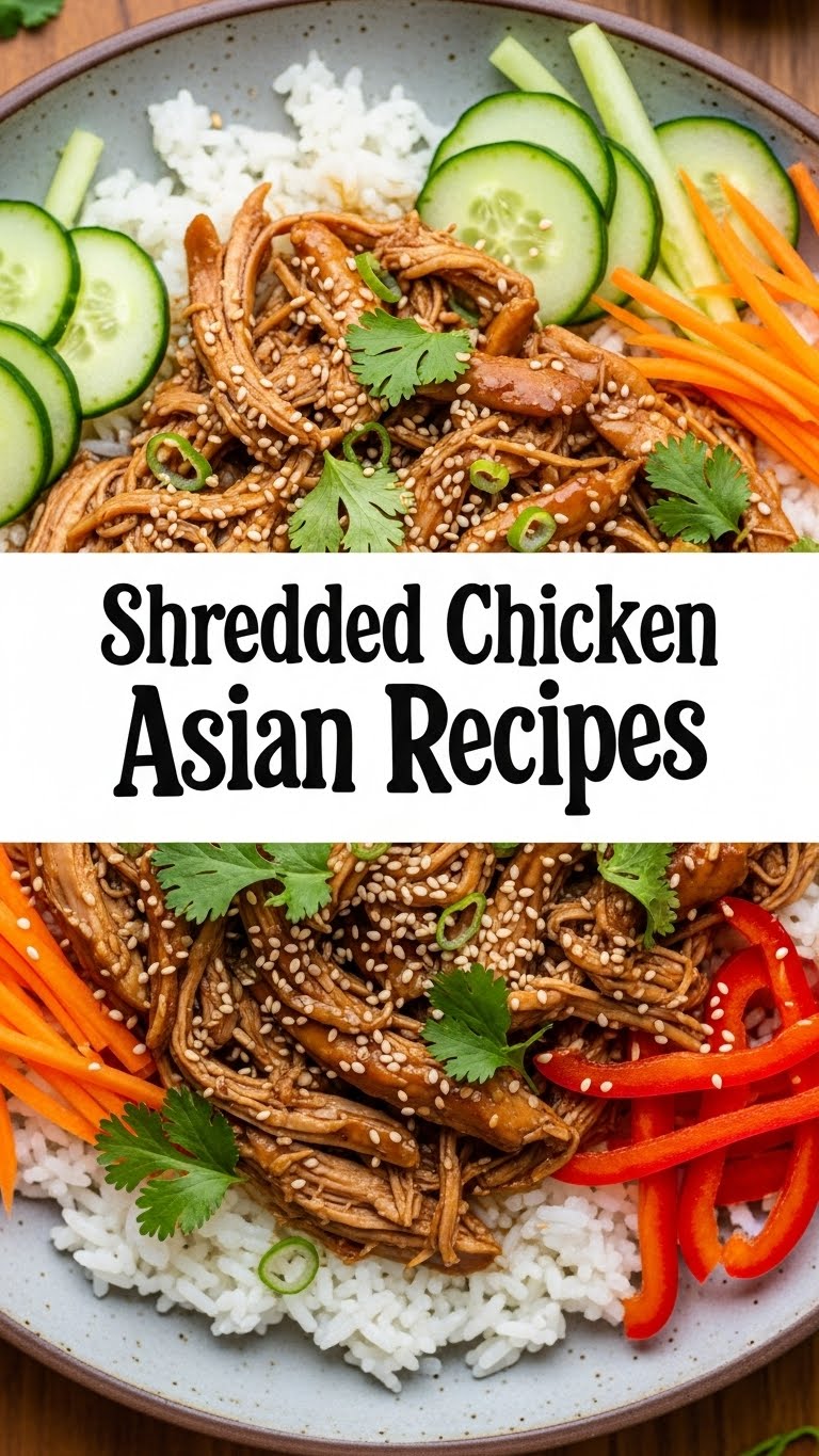 Shredded Chicken Asian Recipes