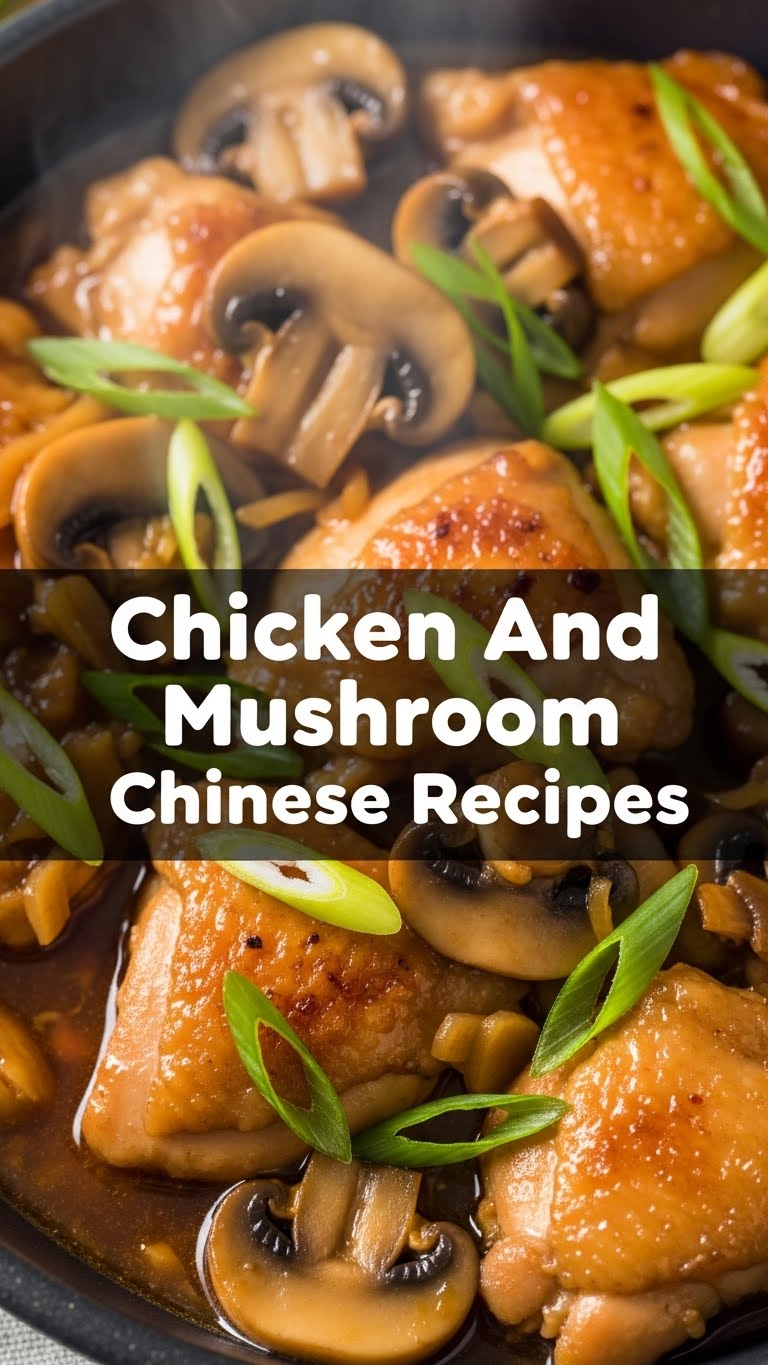 Chicken And Mushroom Chinese Recipes