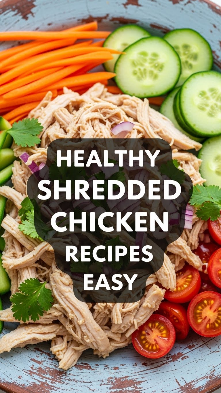 Healthy Shredded Chicken Recipes Easy