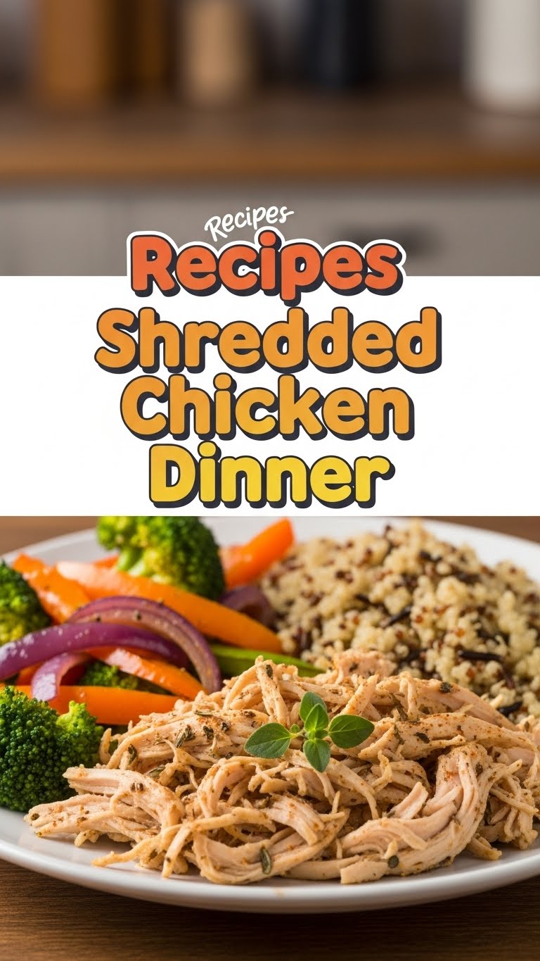 Recipes Shredded Chicken Dinner