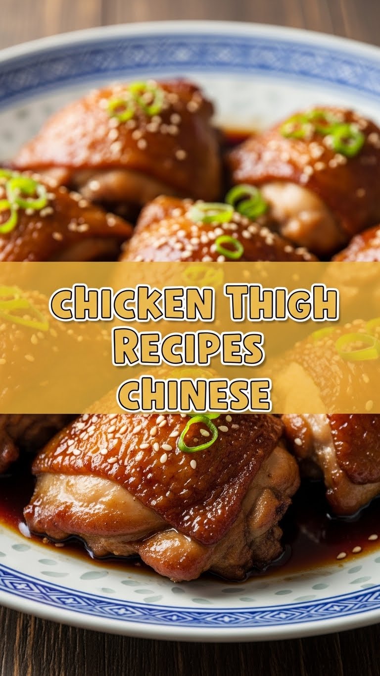 Chicken Thigh Recipes Chinese