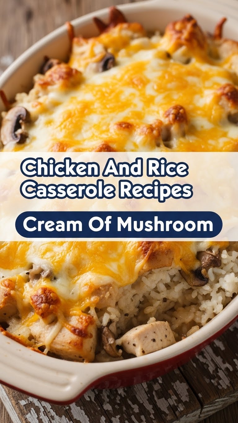 Chicken And Rice Casserole Recipes Cream Of Mushroom Campbells