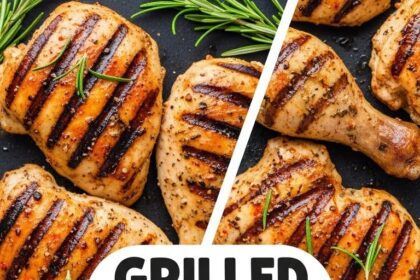 Grilled Chicken Recipes Collage