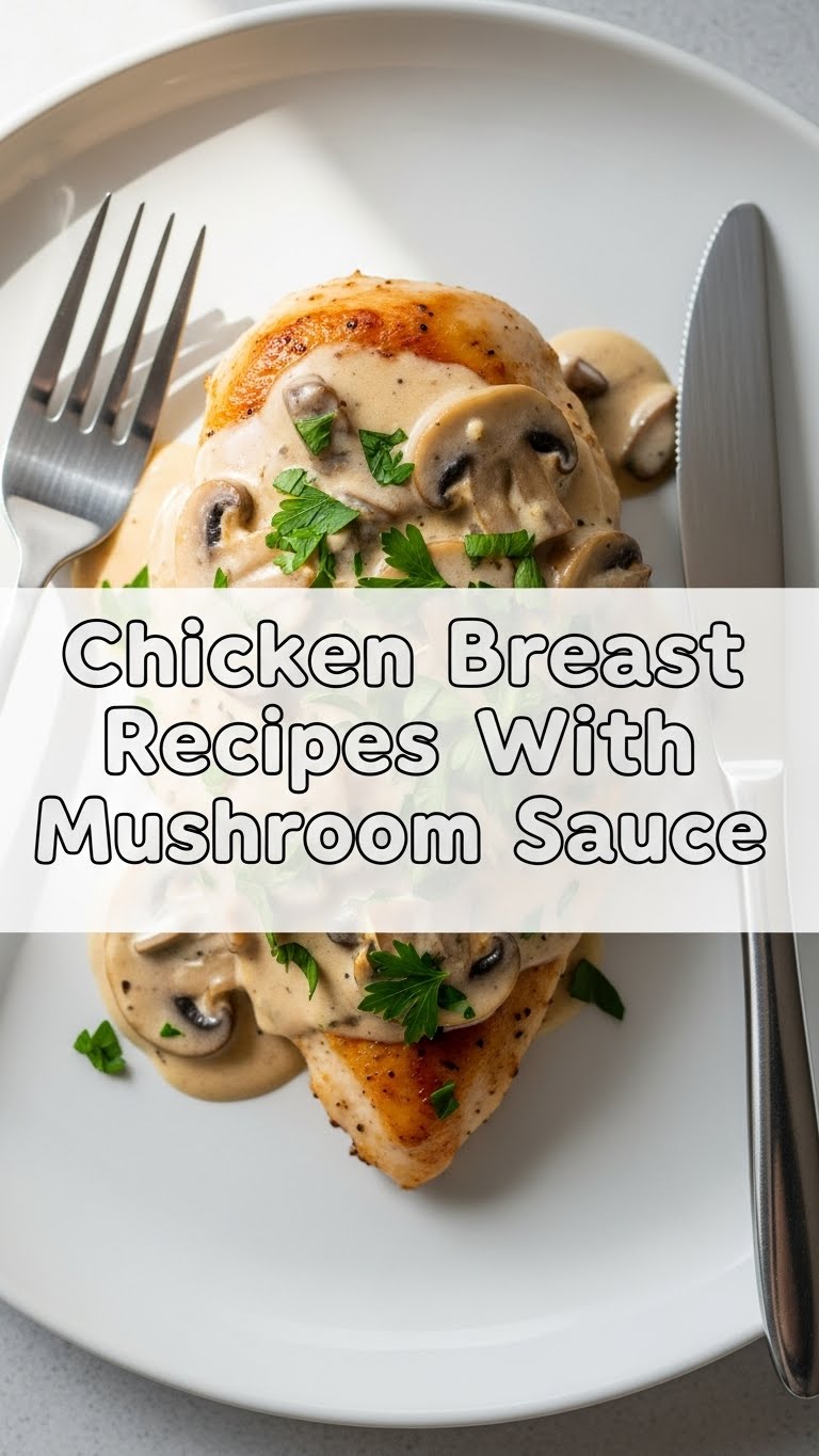 Chicken Breast Recipes With Mushroom Sauce
