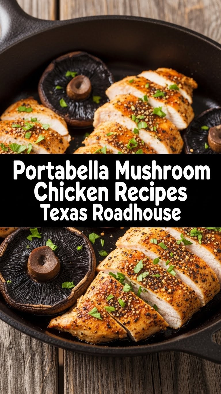 Portabella Mushroom Chicken Recipes Texas Roadhouse