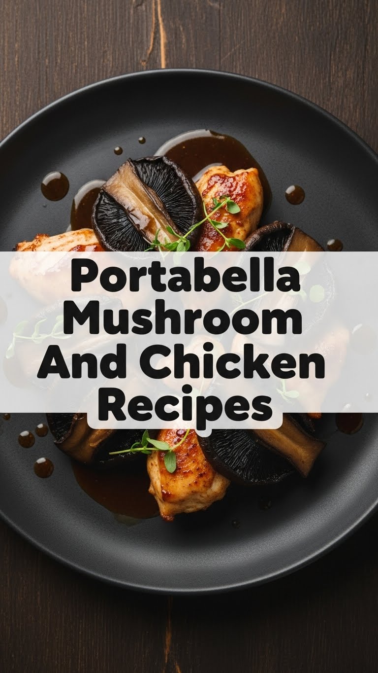Portabella Mushroom And Chicken Recipes