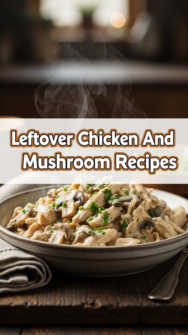 Leftover Chicken And Mushroom Recipes