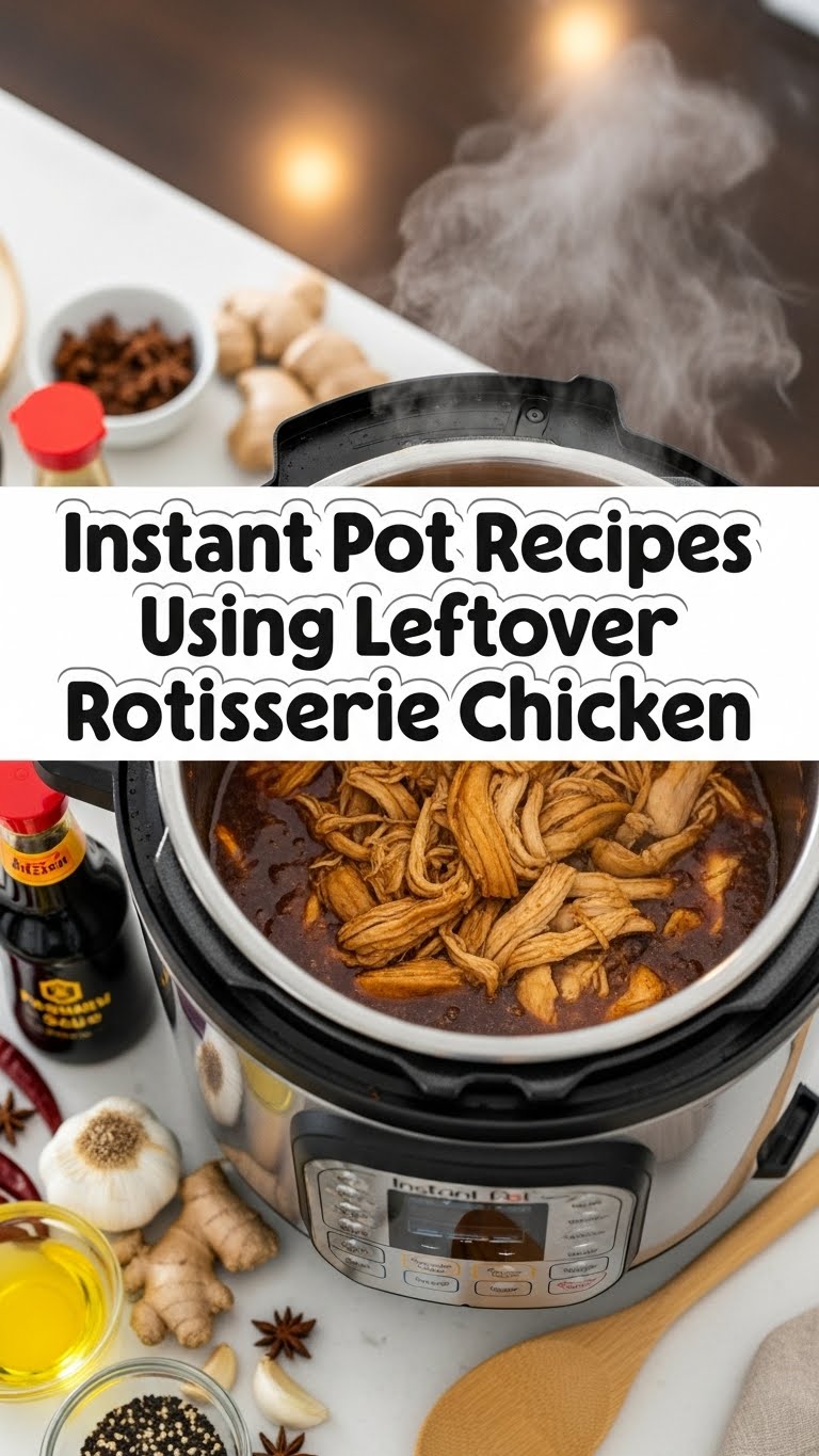 Instant Pot Recipes Using Leftover Rotisserie Chicken
