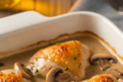 Baked Chicken Recipes Cream Of Mushroom