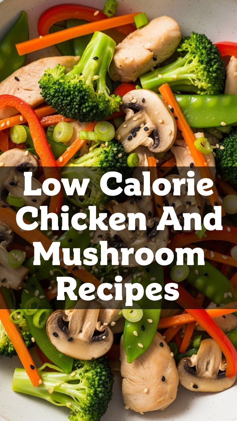 Low Calorie Chicken And Mushroom Recipes