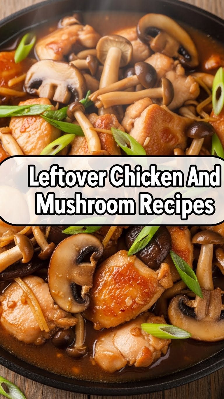 Leftover Chicken And Mushroom Recipes