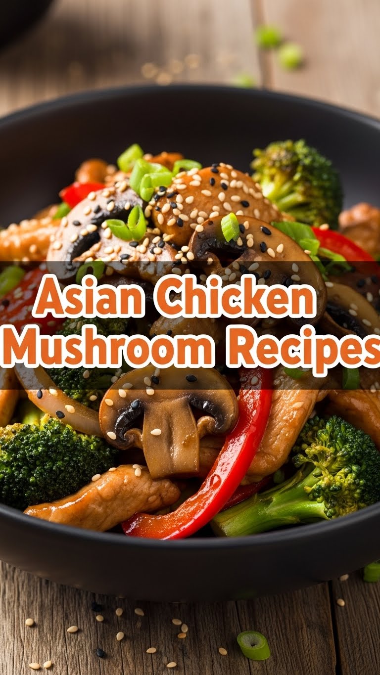 Asian Chicken Mushroom Recipes