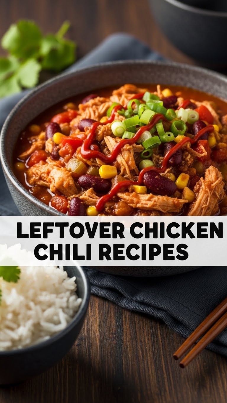Leftover Chicken Chili Recipes