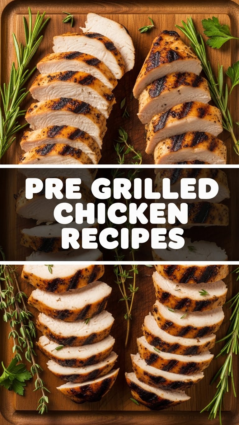Pre Grilled Chicken Recipes