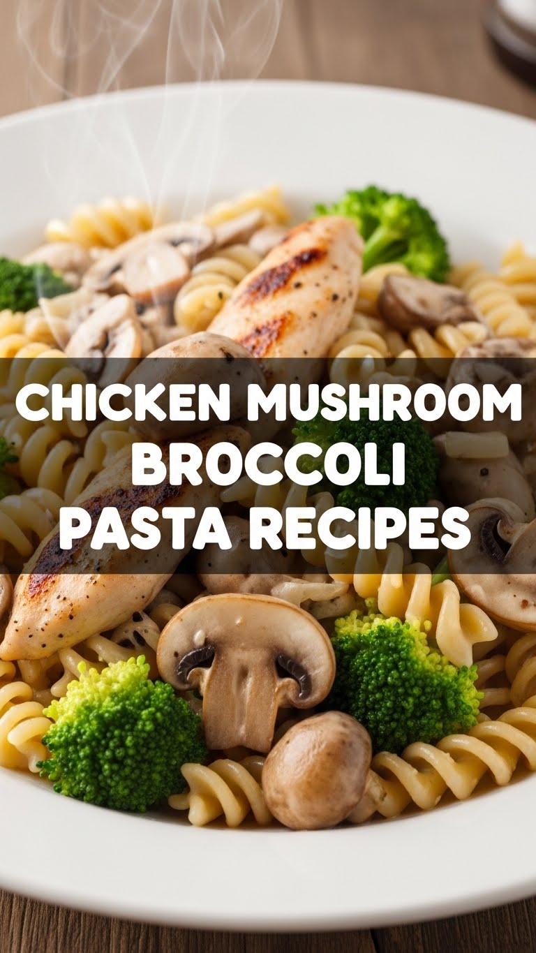 Chicken Mushroom Broccoli Pasta Recipes