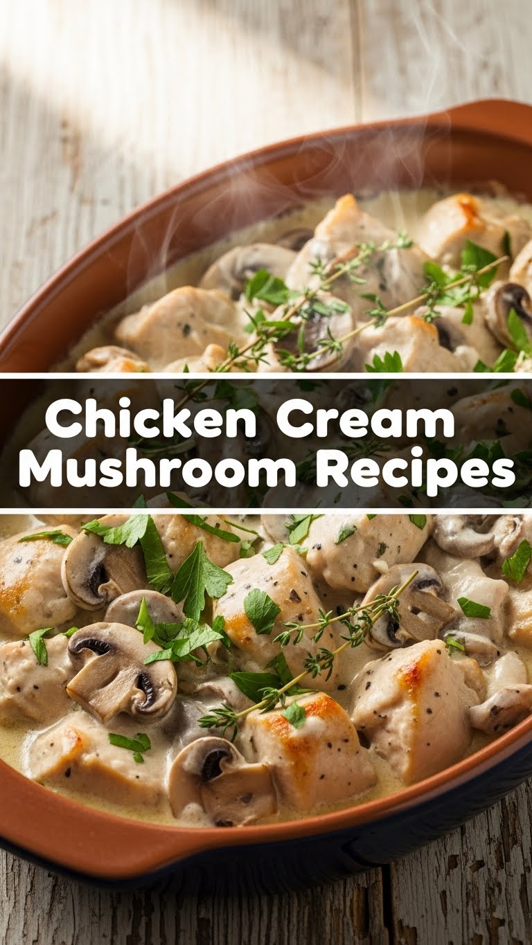Chicken Cream Mushroom Recipes