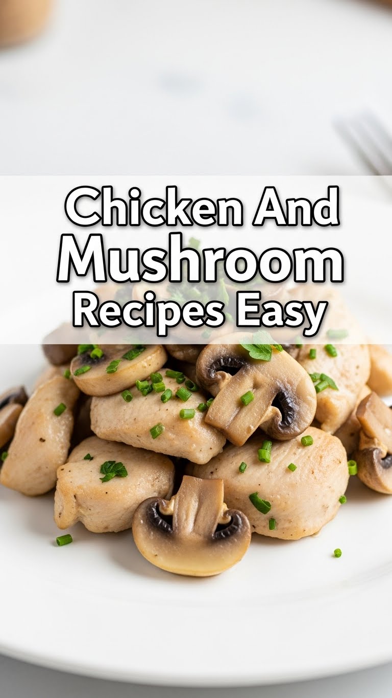Chicken And Mushroom Recipes Easy