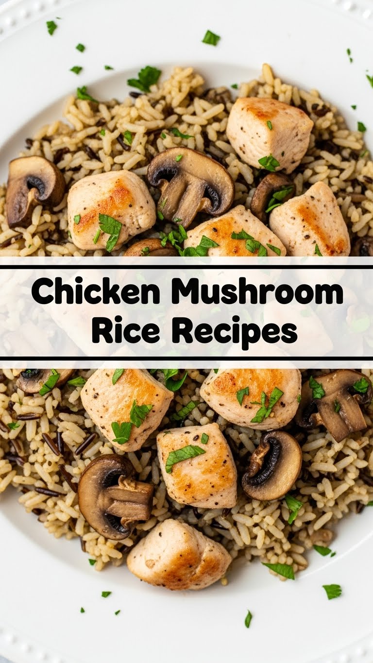 Chicken Mushroom Rice Recipes