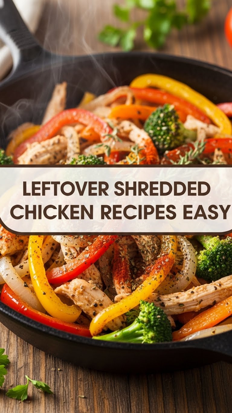 Leftover Shredded Chicken Recipes Easy