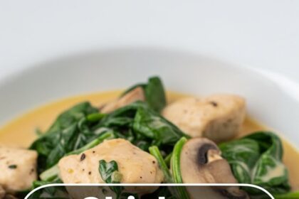 Chicken Mushroom And Spinach Recipes
