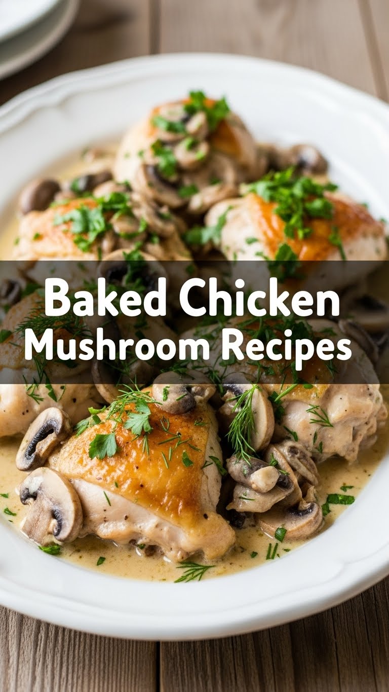 Baked Chicken Mushroom Recipes