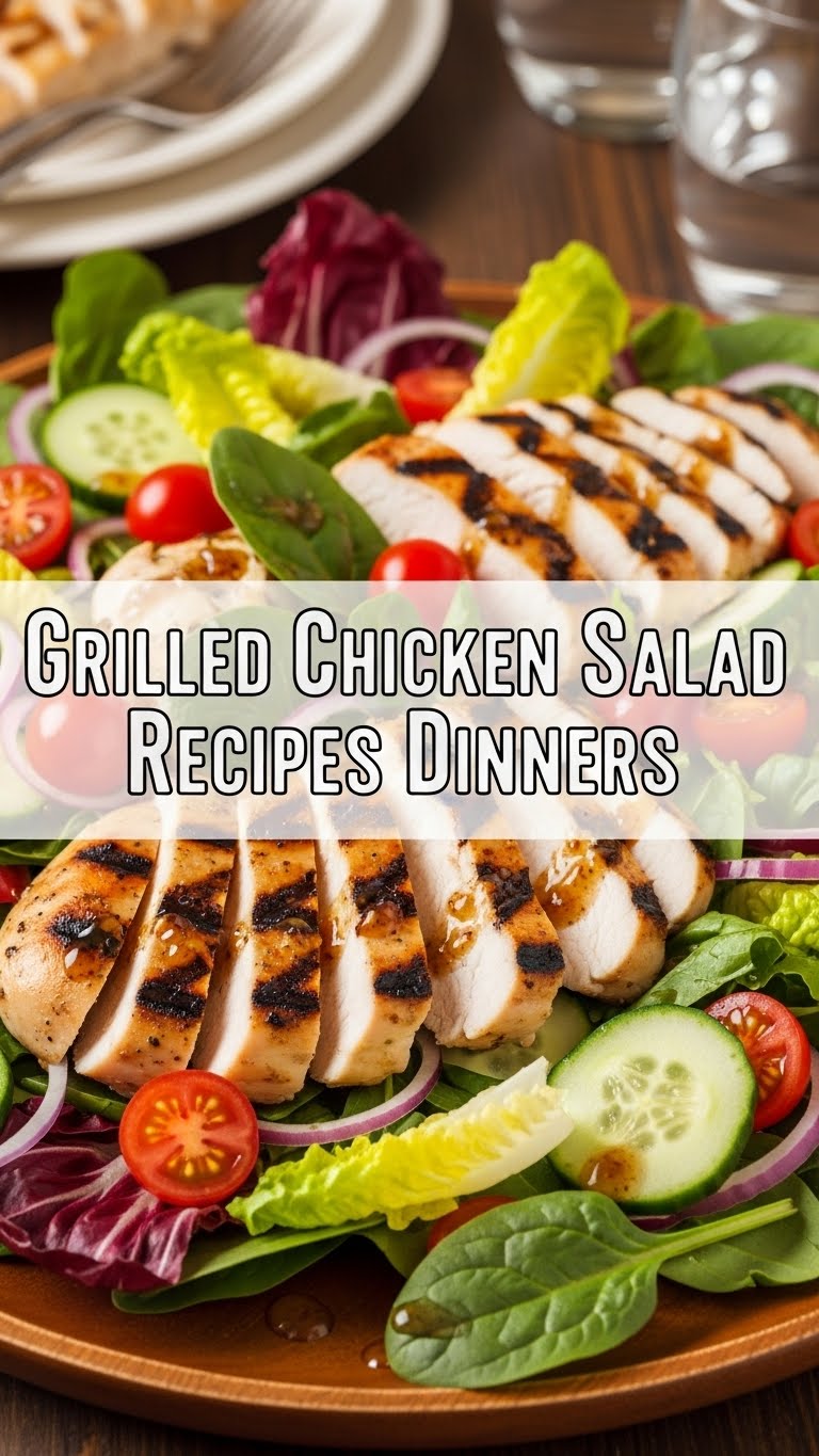 Grilled Chicken Salad Recipes Dinners