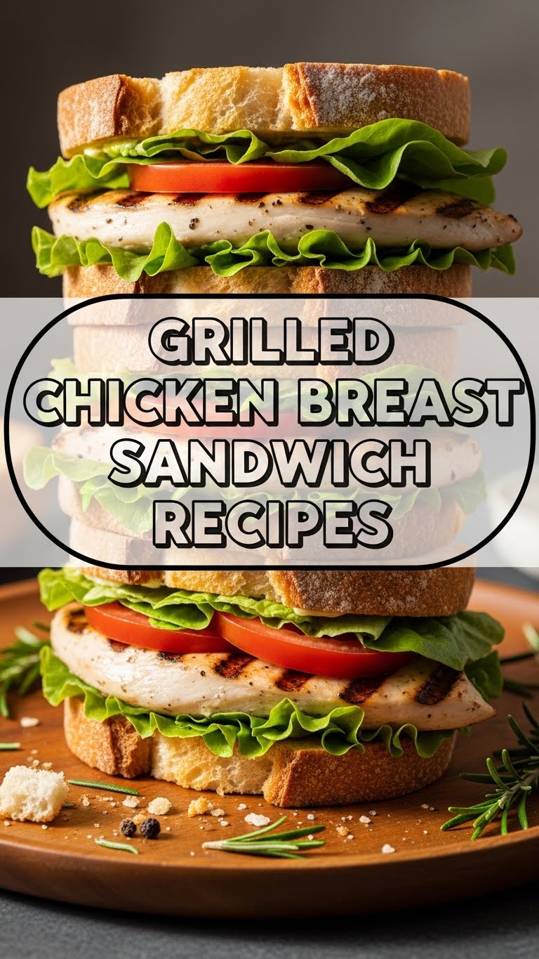 Grilled Chicken Breast Sandwich Recipes
