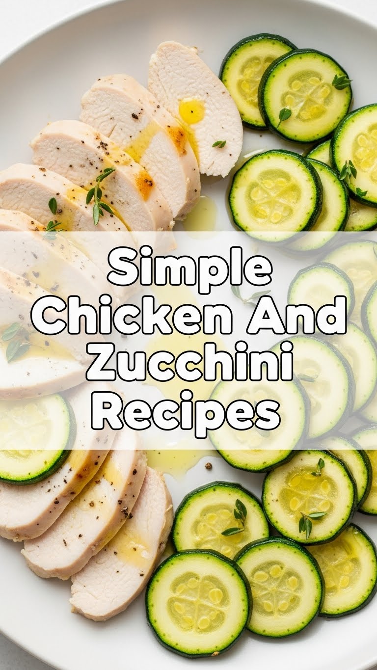 Simple Chicken And Zucchini Recipes