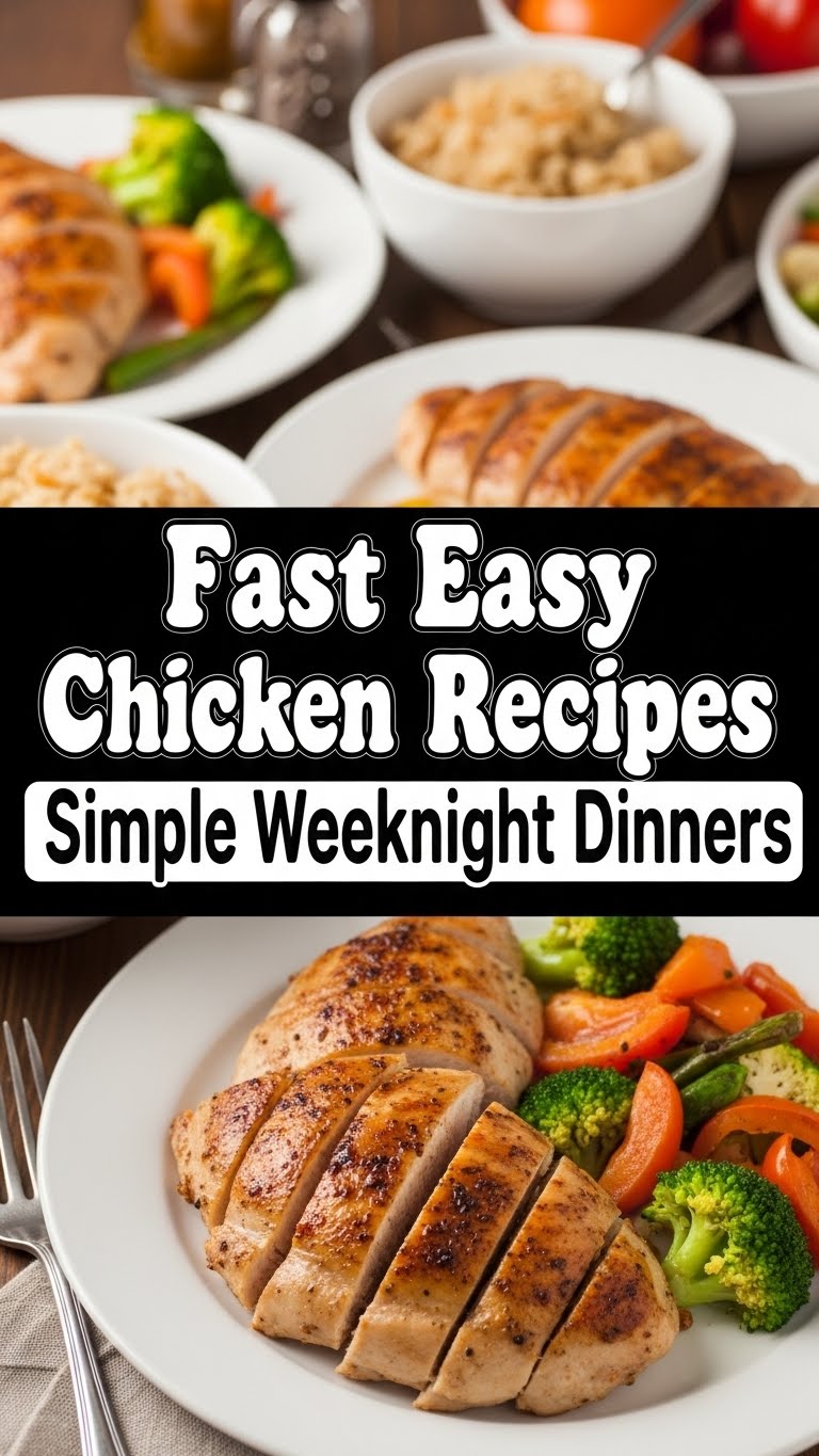 Fast Easy Chicken Recipes Simple Weeknight Dinners