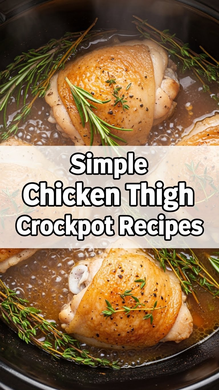 Simple Chicken Thigh Crockpot Recipes