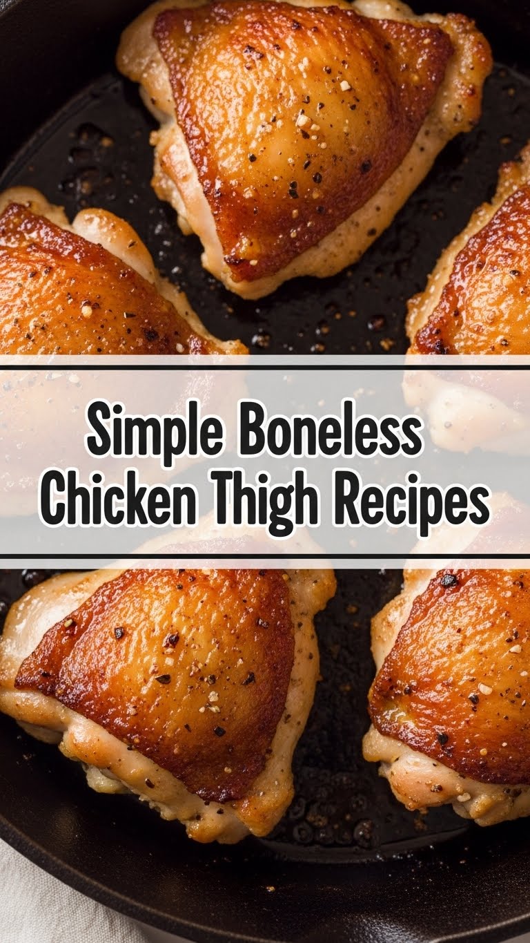 Simple Boneless Chicken Thigh Recipes