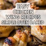 Easy Chicken Wing Recipes Simple Oven Baked