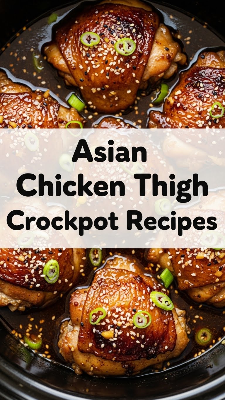 Asian Chicken Thigh Crockpot Recipes