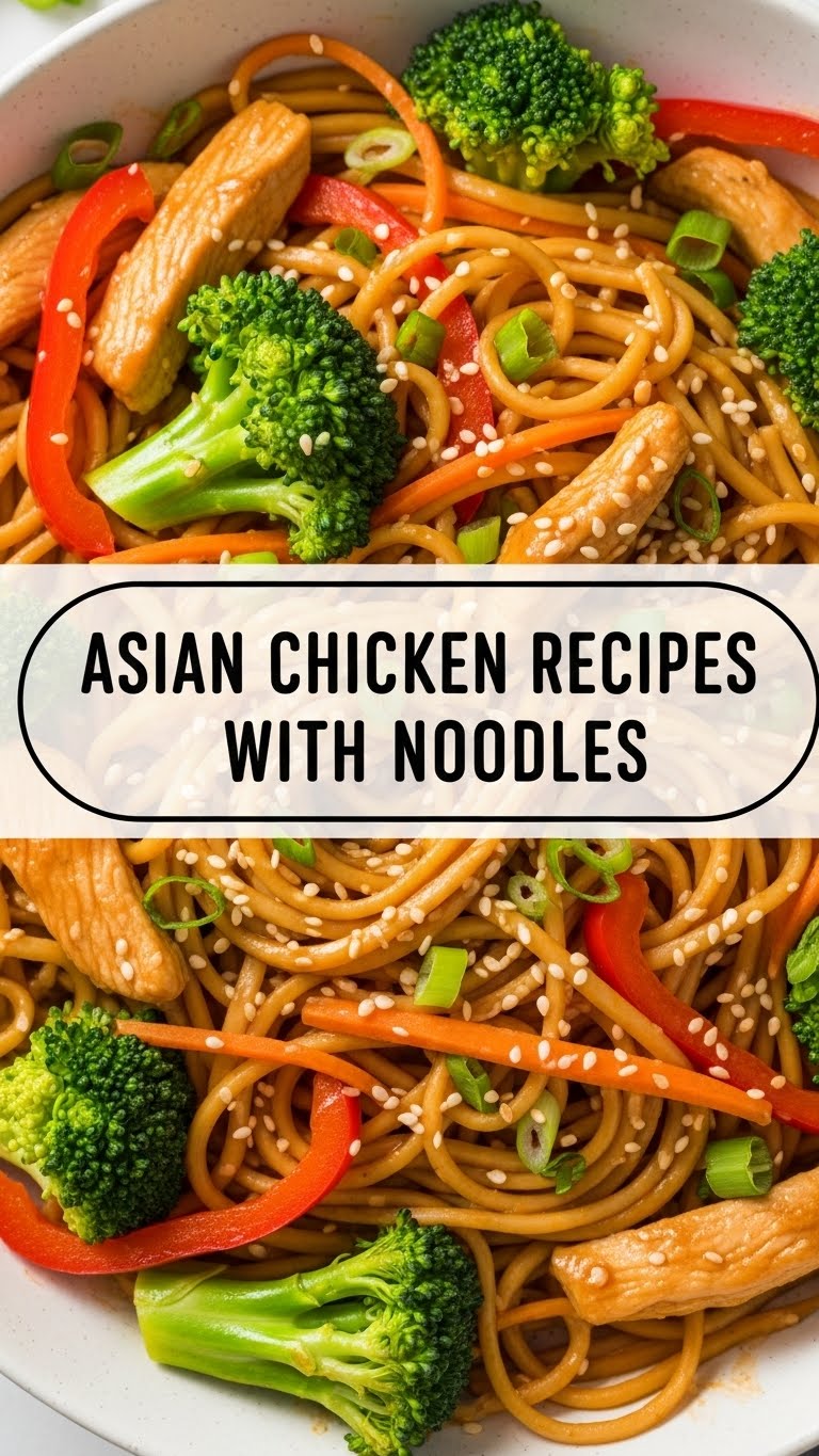 Asian Chicken Recipes With Noodles