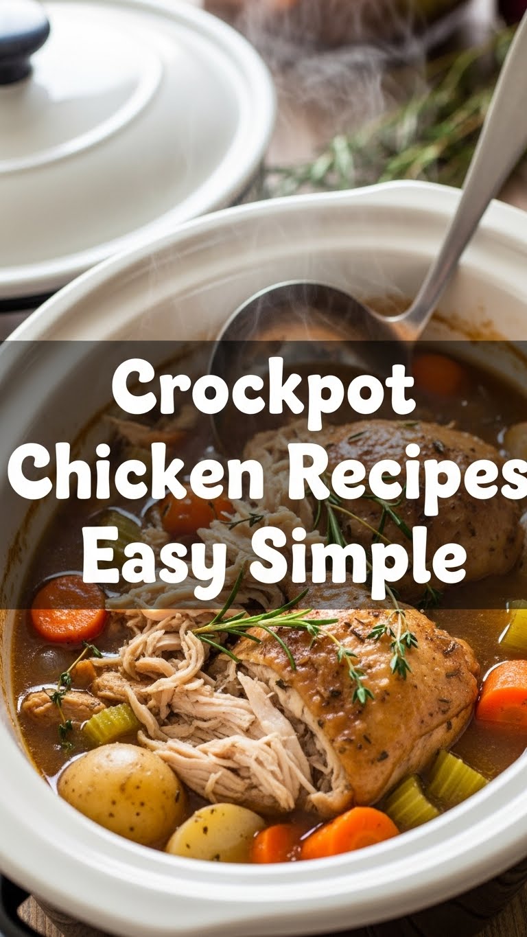 Crockpot Chicken Recipes Easy Simple