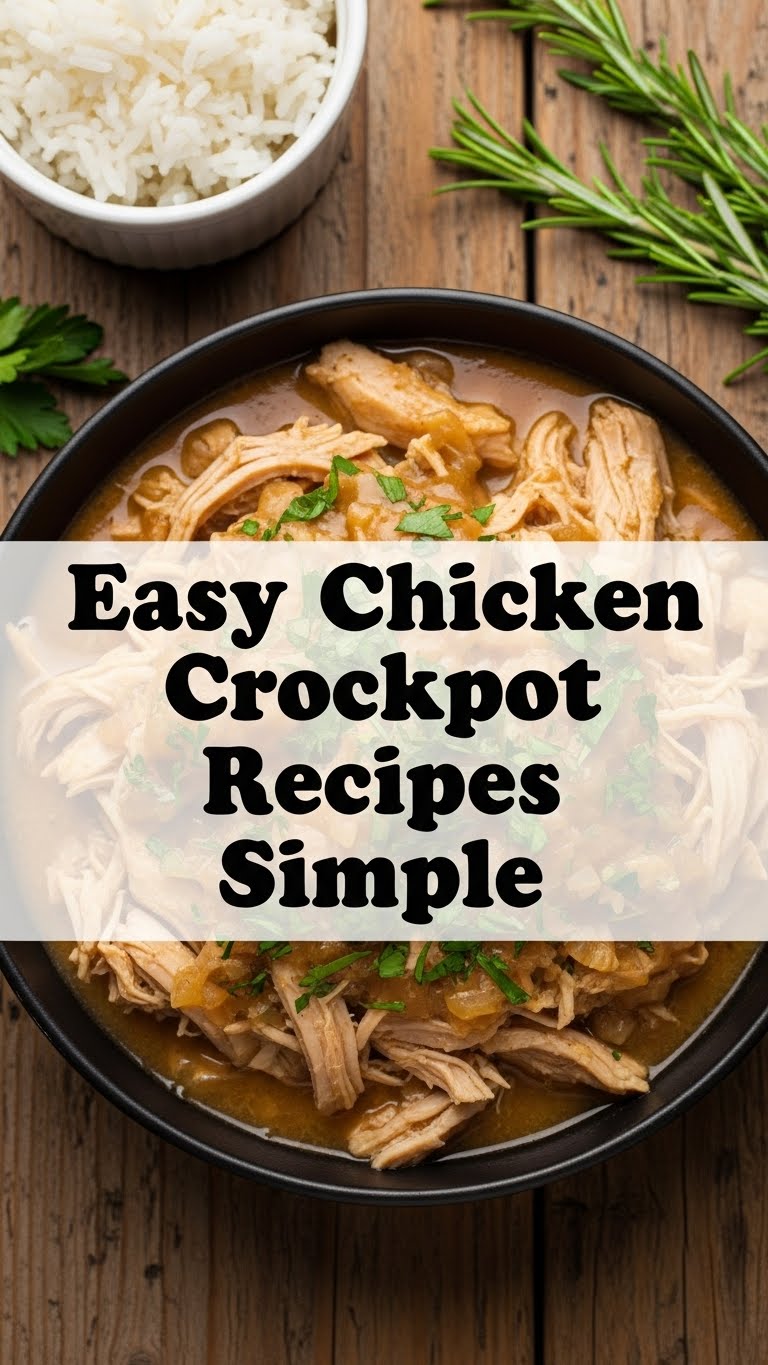 Easy Chicken Crockpot Recipes Simple