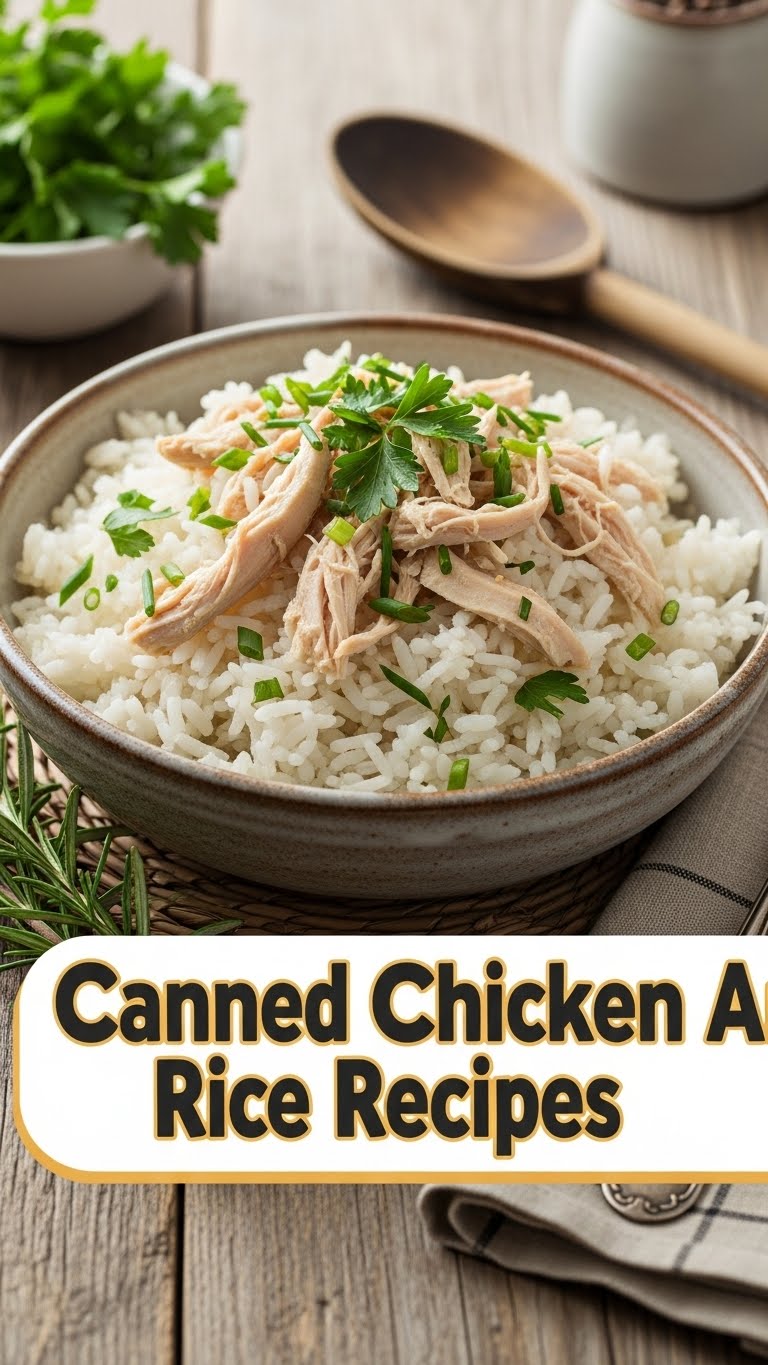 Canned Chicken And Rice Recipes