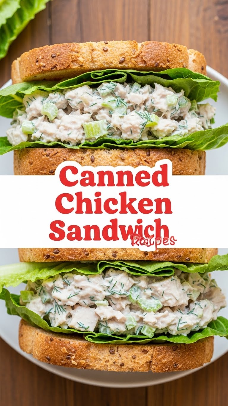 Canned Chicken Sandwich Recipes