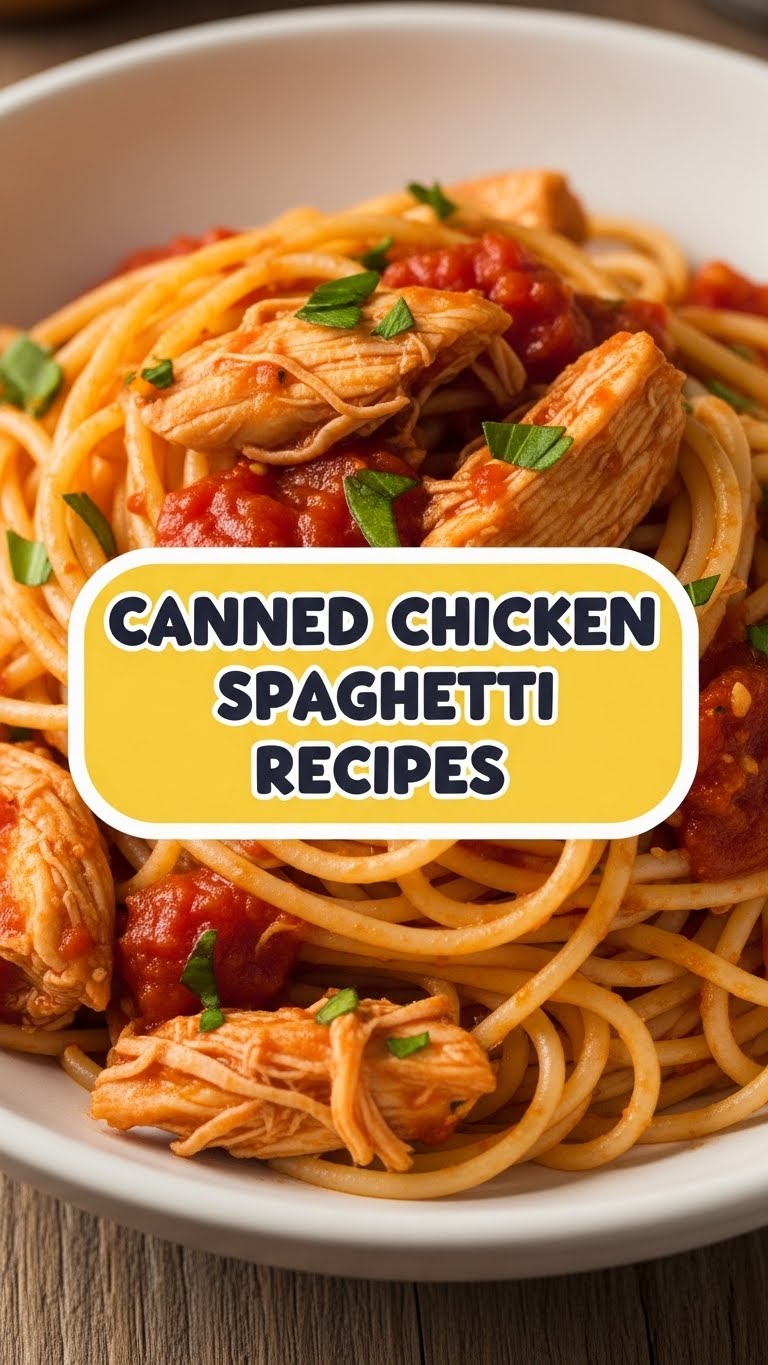Canned Chicken Spaghetti Recipes