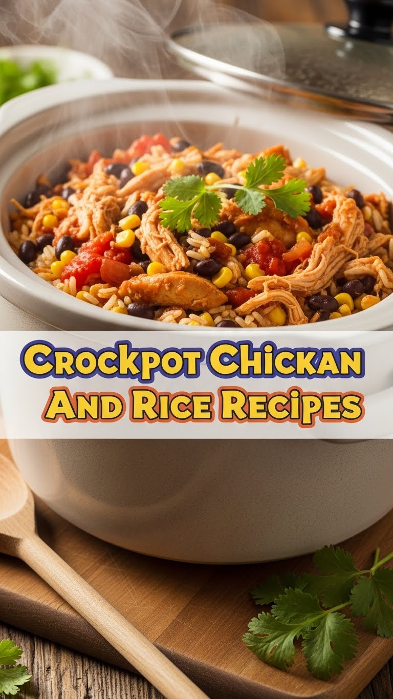 Crockpot Mexican Chicken And Rice Recipes