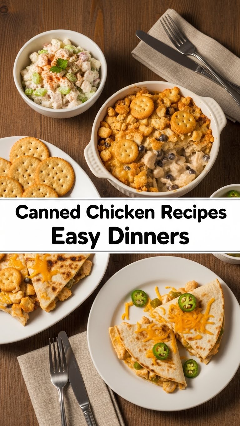 Canned Chicken Recipes Easy Dinners