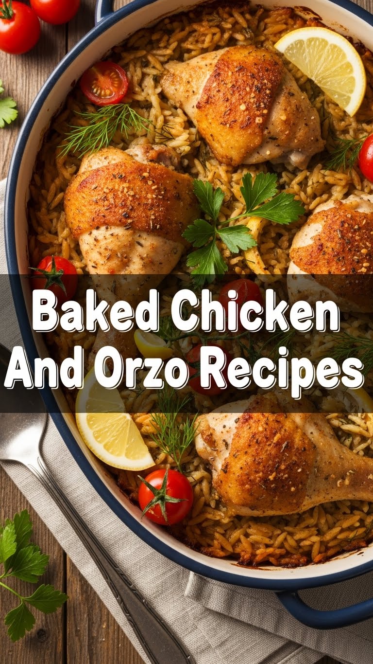 Baked Chicken And Orzo Recipes