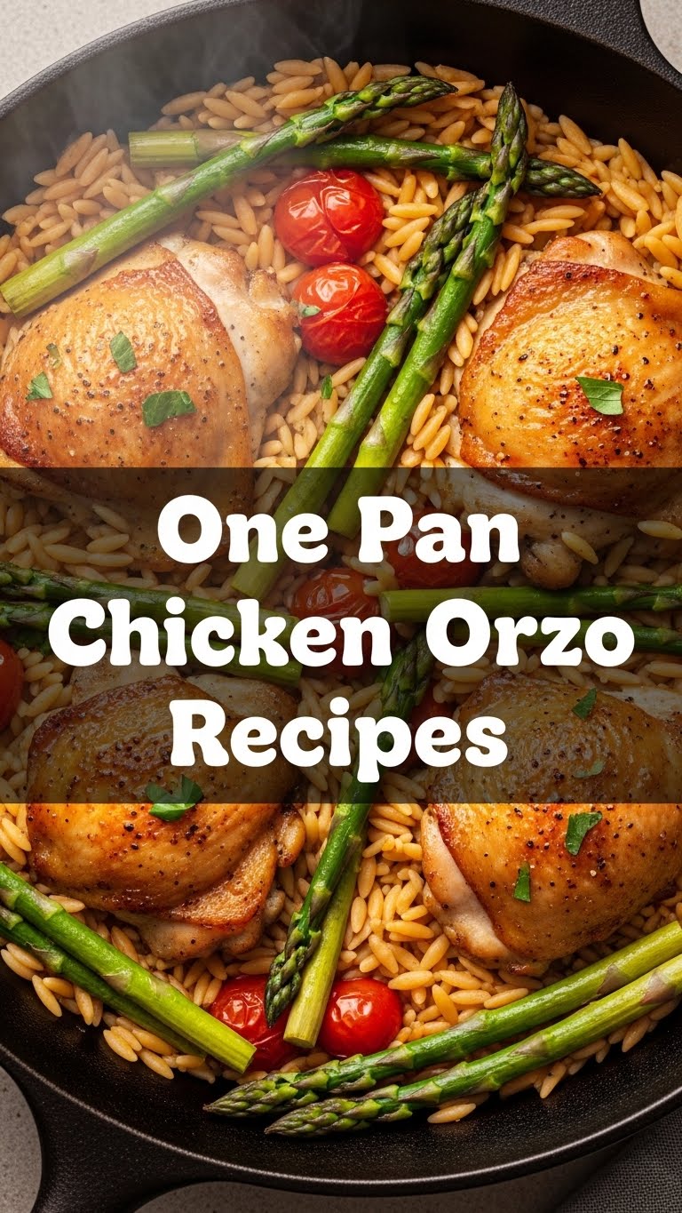 One Pan Chicken Orzo Recipes