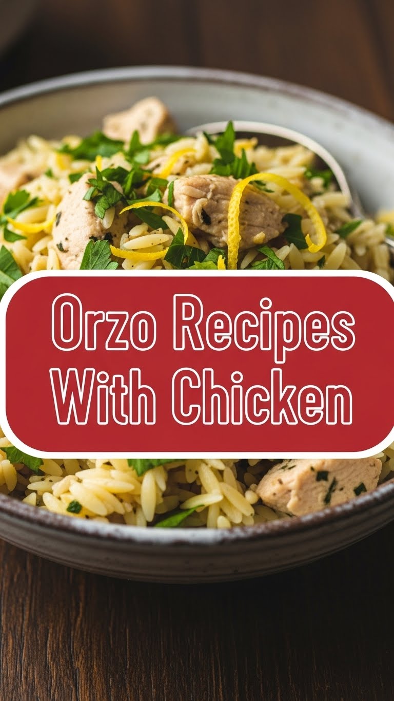 Orzo Recipes With Chicken