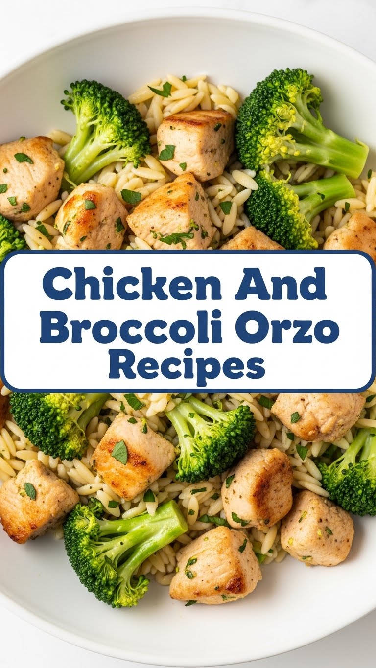 Chicken And Broccoli Orzo Recipes